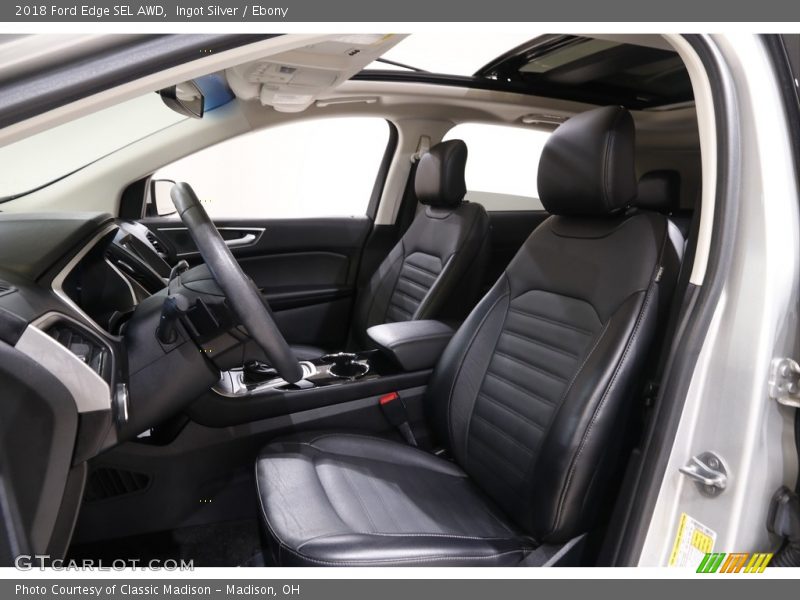 Ingot Silver / Ebony 2018 Ford Edge SEL AWD
