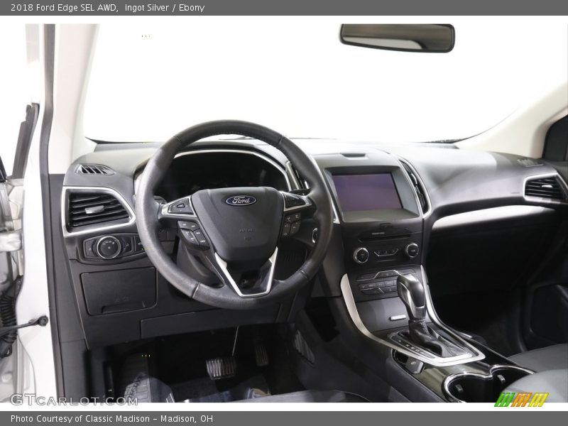 Ingot Silver / Ebony 2018 Ford Edge SEL AWD