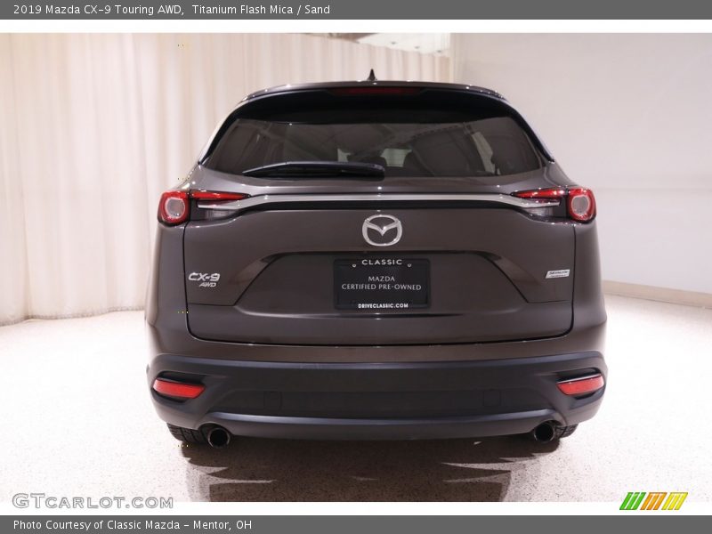 Titanium Flash Mica / Sand 2019 Mazda CX-9 Touring AWD