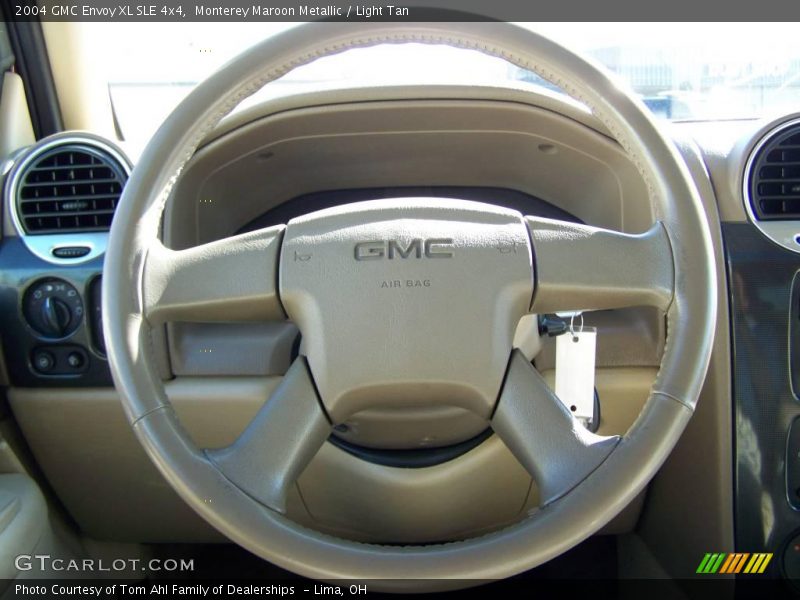 Monterey Maroon Metallic / Light Tan 2004 GMC Envoy XL SLE 4x4