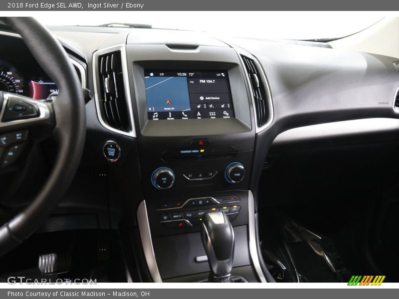 Ingot Silver / Ebony 2018 Ford Edge SEL AWD