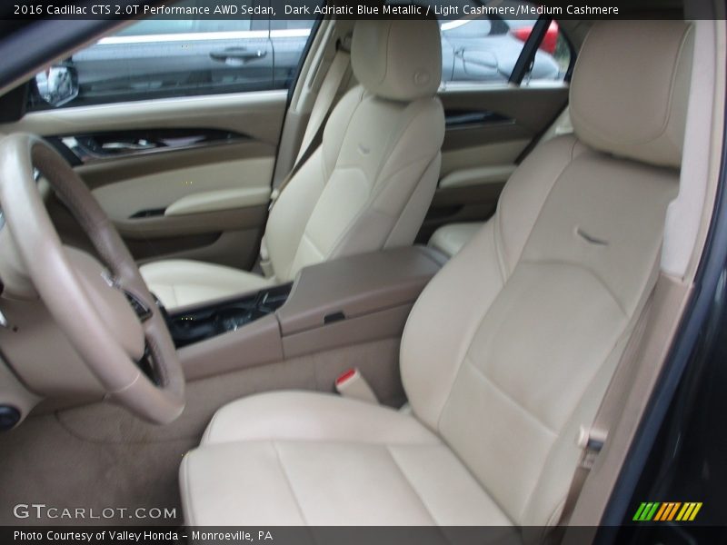 Front Seat of 2016 CTS 2.0T Performance AWD Sedan