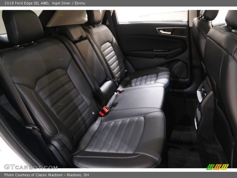 Ingot Silver / Ebony 2018 Ford Edge SEL AWD