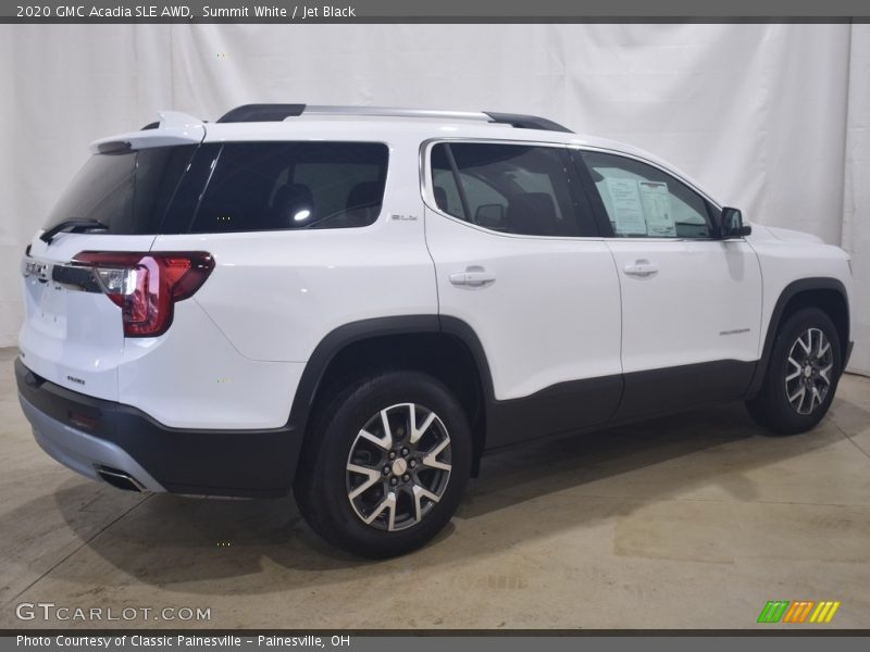 Summit White / Jet Black 2020 GMC Acadia SLE AWD
