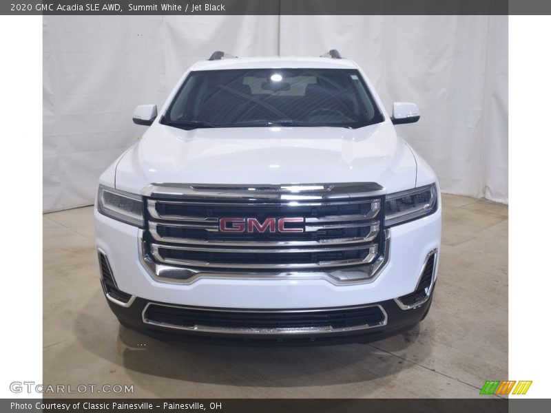 Summit White / Jet Black 2020 GMC Acadia SLE AWD
