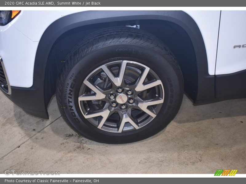 Summit White / Jet Black 2020 GMC Acadia SLE AWD