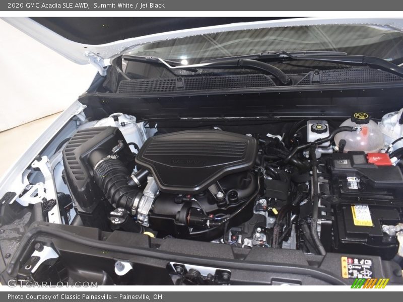Summit White / Jet Black 2020 GMC Acadia SLE AWD