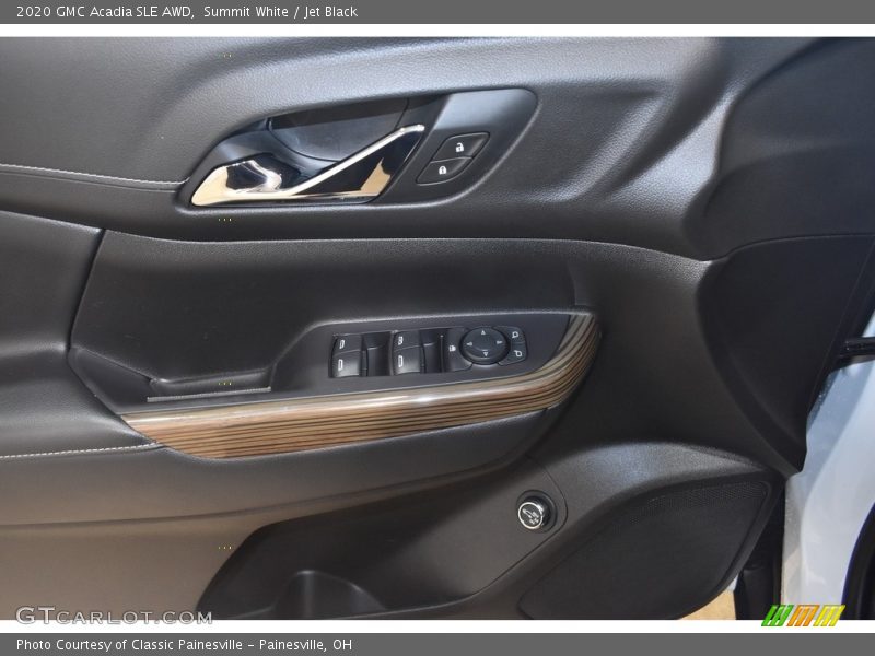 Summit White / Jet Black 2020 GMC Acadia SLE AWD
