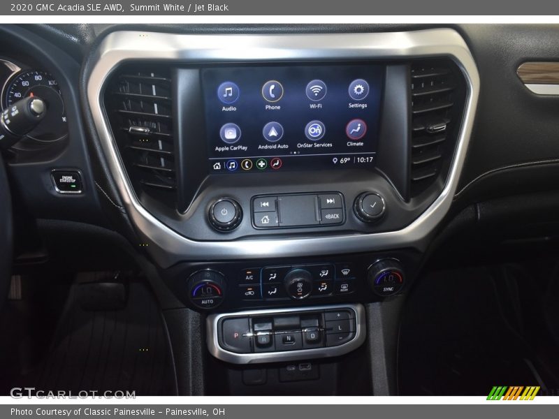 Summit White / Jet Black 2020 GMC Acadia SLE AWD