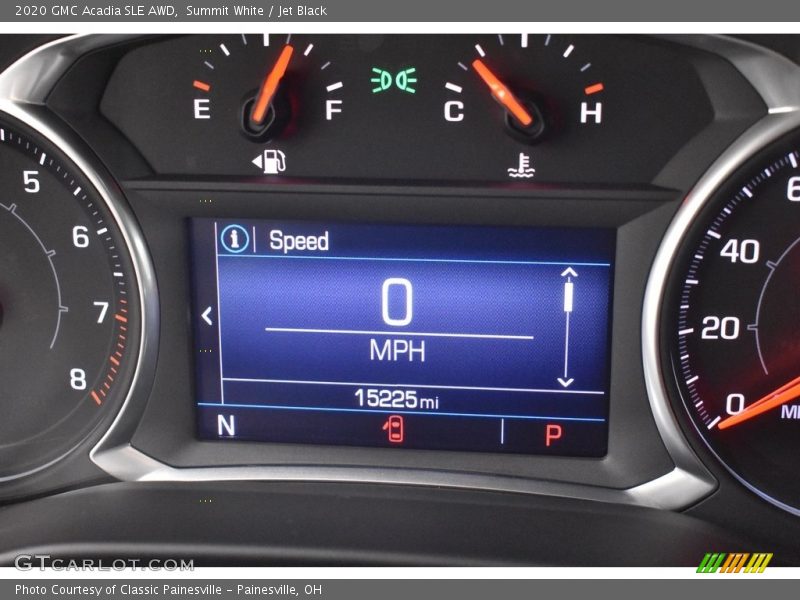 Summit White / Jet Black 2020 GMC Acadia SLE AWD