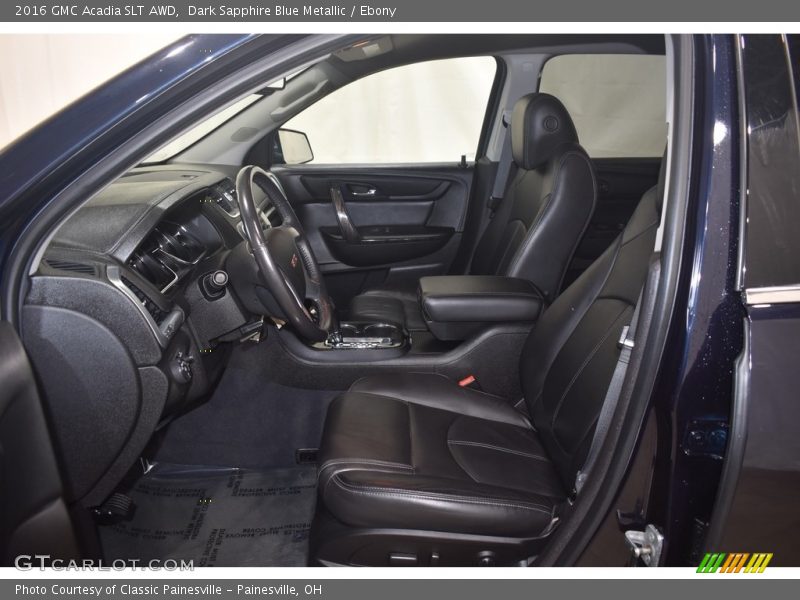 Dark Sapphire Blue Metallic / Ebony 2016 GMC Acadia SLT AWD