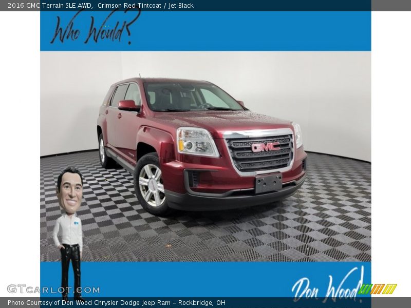 Crimson Red Tintcoat / Jet Black 2016 GMC Terrain SLE AWD
