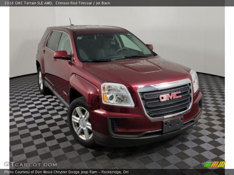 Crimson Red Tintcoat / Jet Black 2016 GMC Terrain SLE AWD