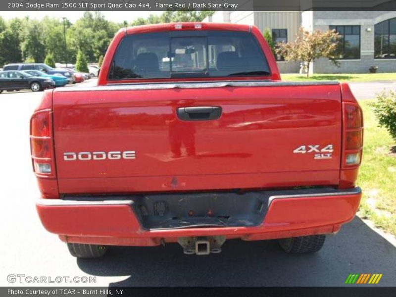 Flame Red / Dark Slate Gray 2004 Dodge Ram 1500 SLT Sport Quad Cab 4x4
