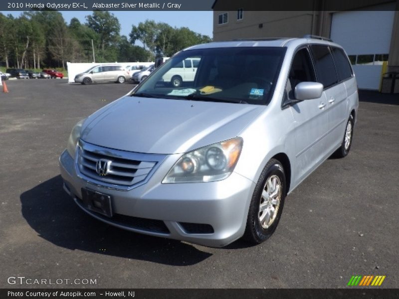 Alabaster Silver Metallic / Gray 2010 Honda Odyssey EX-L