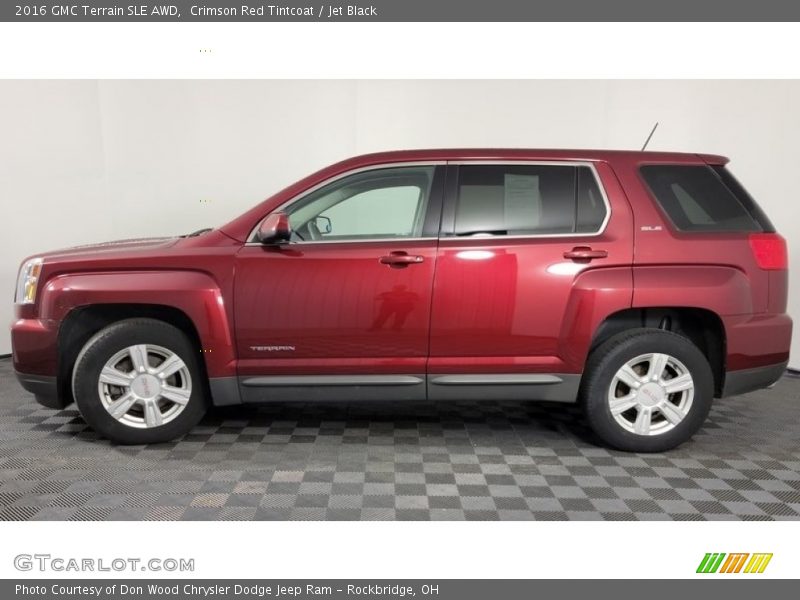 Crimson Red Tintcoat / Jet Black 2016 GMC Terrain SLE AWD