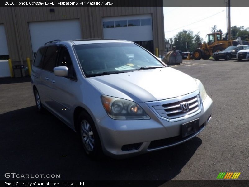 Alabaster Silver Metallic / Gray 2010 Honda Odyssey EX-L