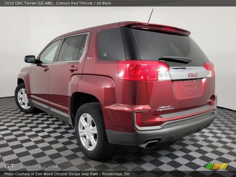 Crimson Red Tintcoat / Jet Black 2016 GMC Terrain SLE AWD