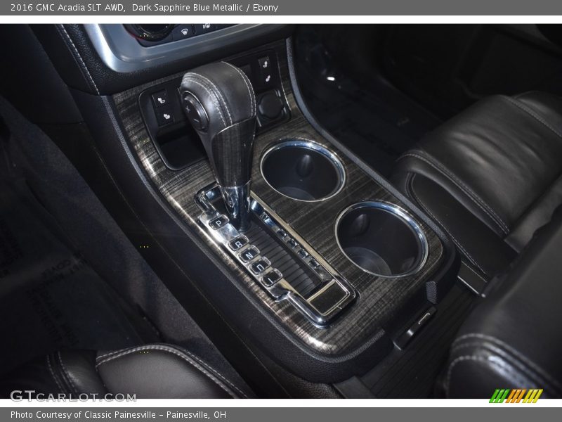 Dark Sapphire Blue Metallic / Ebony 2016 GMC Acadia SLT AWD