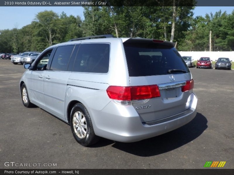 Alabaster Silver Metallic / Gray 2010 Honda Odyssey EX-L