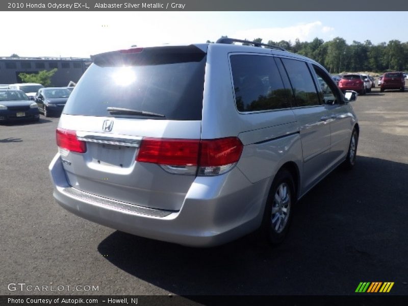 Alabaster Silver Metallic / Gray 2010 Honda Odyssey EX-L