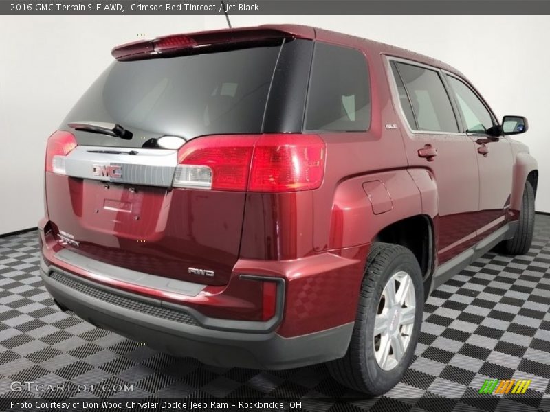 Crimson Red Tintcoat / Jet Black 2016 GMC Terrain SLE AWD