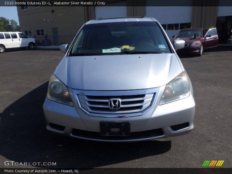 Alabaster Silver Metallic / Gray 2010 Honda Odyssey EX-L