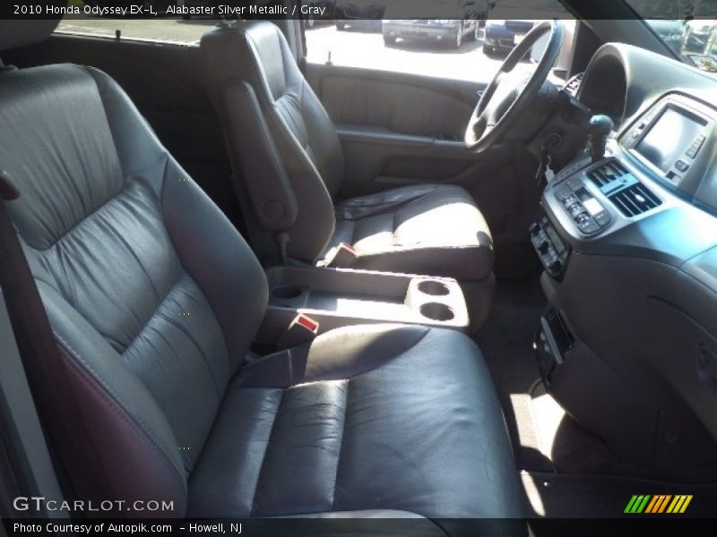 Alabaster Silver Metallic / Gray 2010 Honda Odyssey EX-L