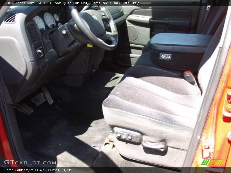 Flame Red / Dark Slate Gray 2004 Dodge Ram 1500 SLT Sport Quad Cab 4x4