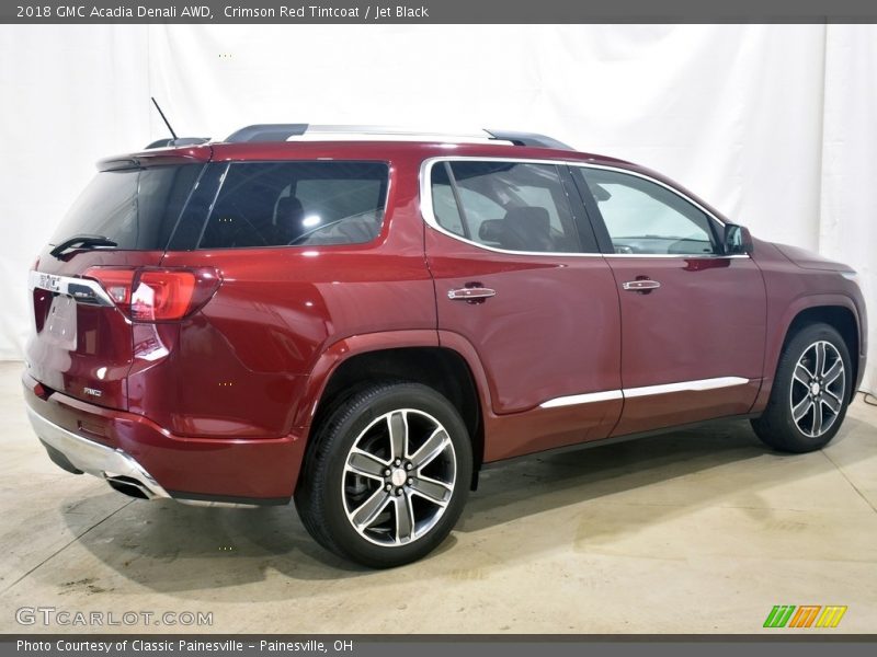 Crimson Red Tintcoat / Jet Black 2018 GMC Acadia Denali AWD