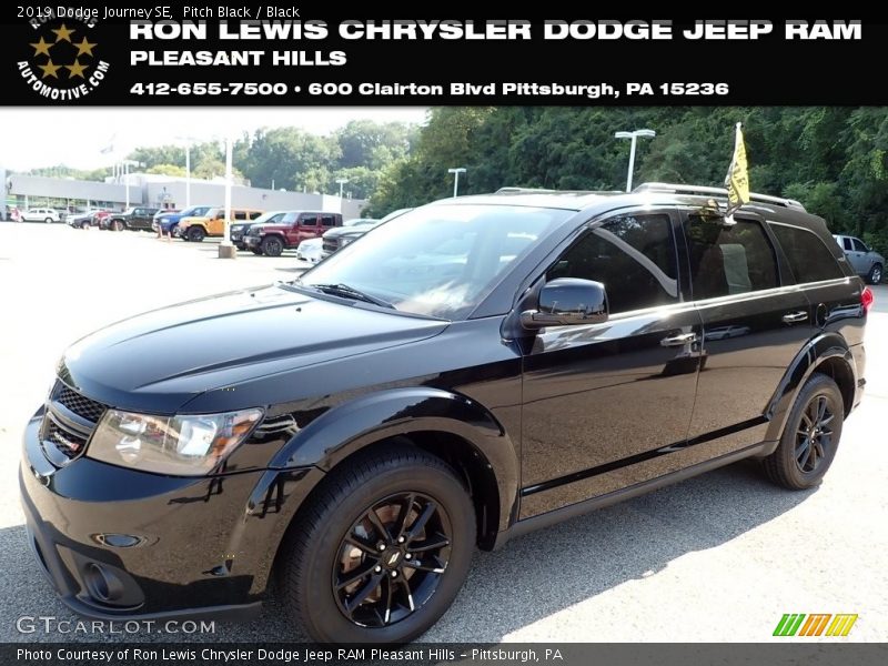Pitch Black / Black 2019 Dodge Journey SE