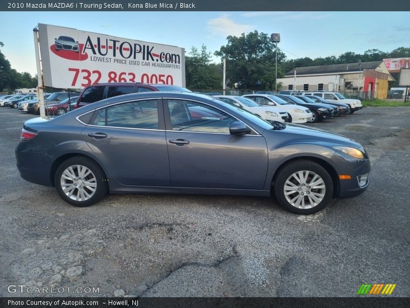 Kona Blue Mica / Black 2010 Mazda MAZDA6 i Touring Sedan
