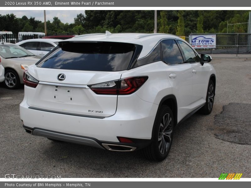 Eminent White Pearl / Parchment 2020 Lexus RX 350 AWD