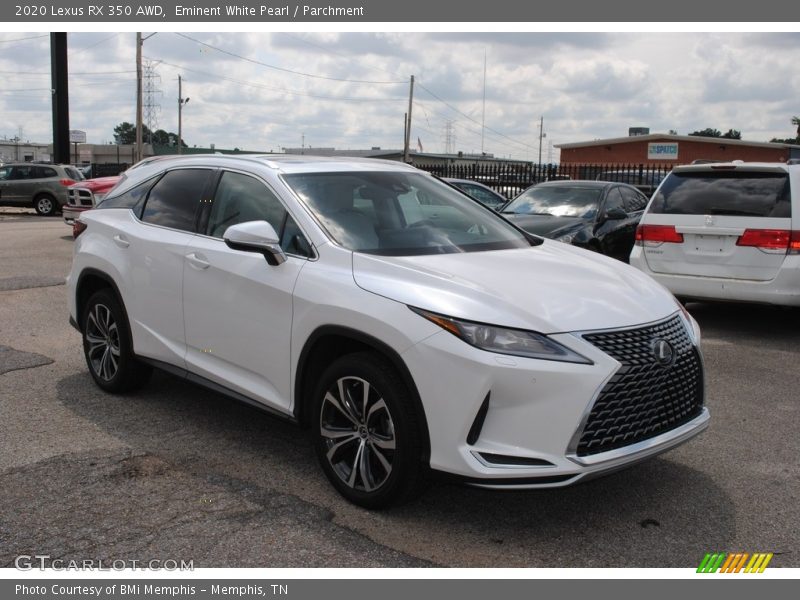 Front 3/4 View of 2020 RX 350 AWD