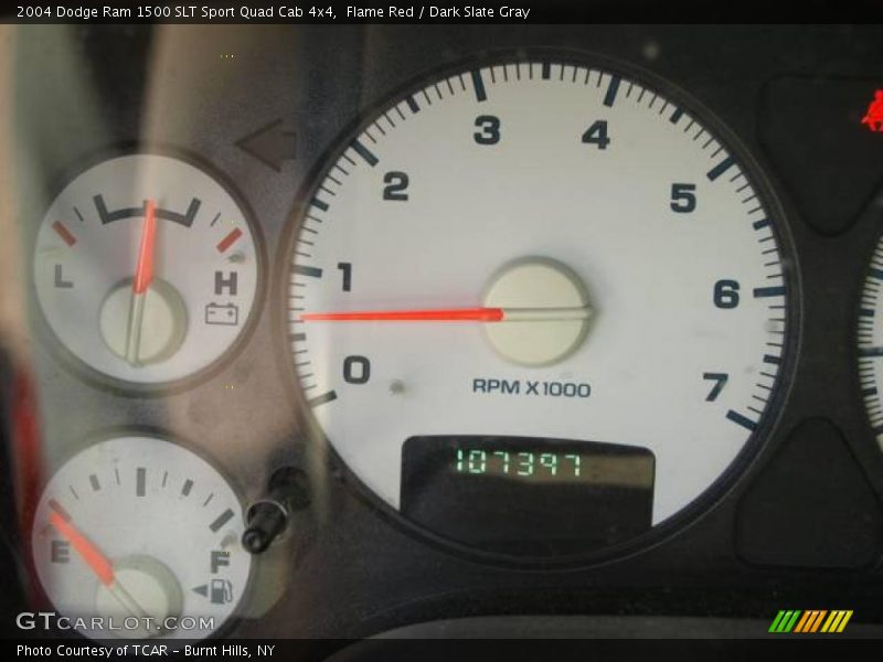 Flame Red / Dark Slate Gray 2004 Dodge Ram 1500 SLT Sport Quad Cab 4x4