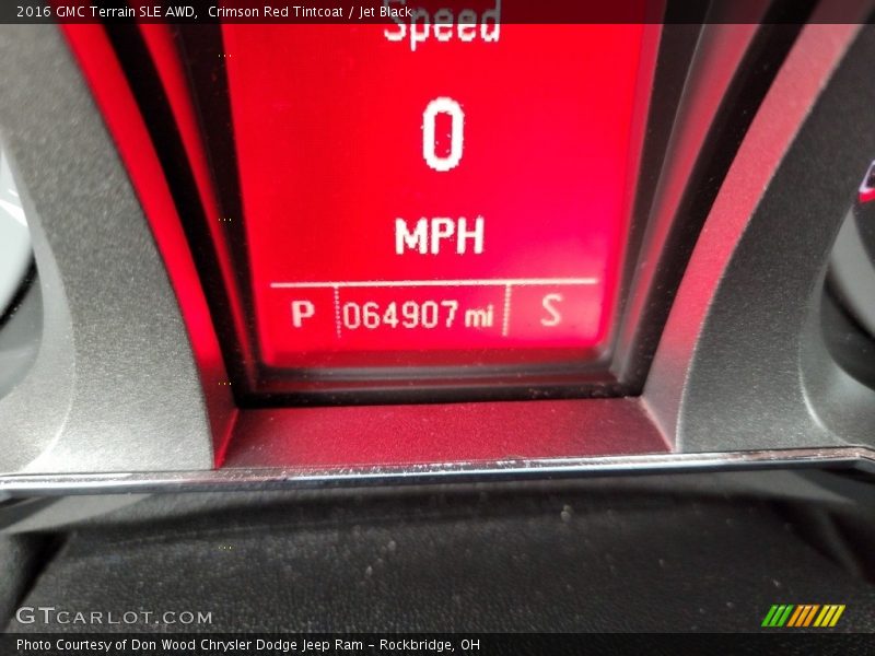 Crimson Red Tintcoat / Jet Black 2016 GMC Terrain SLE AWD