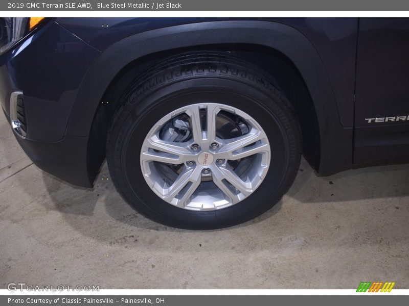 Blue Steel Metallic / Jet Black 2019 GMC Terrain SLE AWD