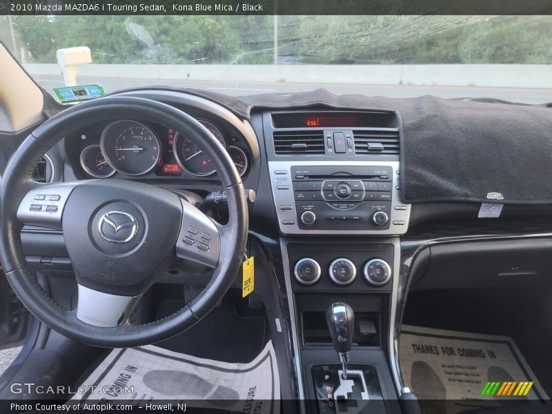 Kona Blue Mica / Black 2010 Mazda MAZDA6 i Touring Sedan