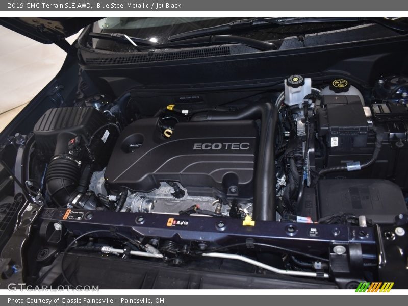 Blue Steel Metallic / Jet Black 2019 GMC Terrain SLE AWD
