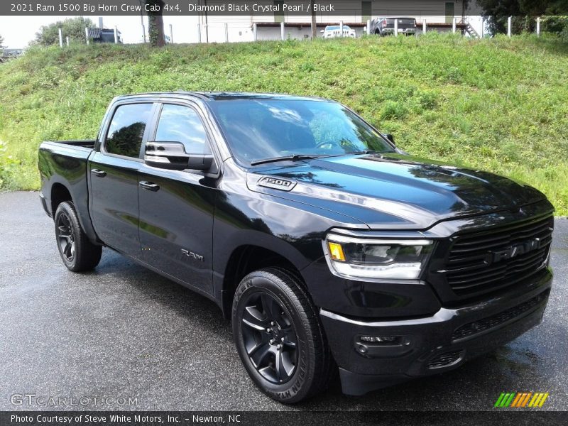 Diamond Black Crystal Pearl / Black 2021 Ram 1500 Big Horn Crew Cab 4x4
