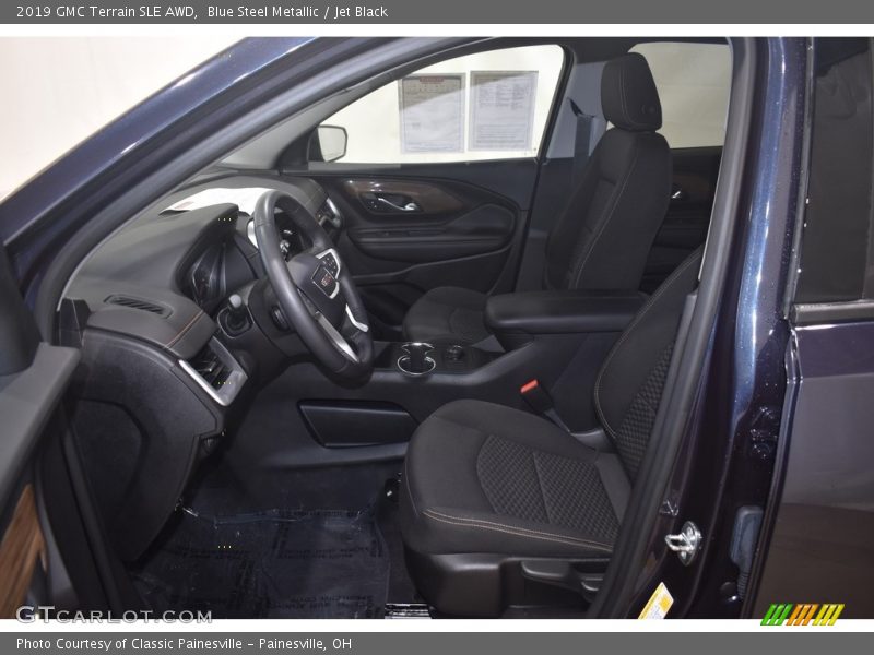 Blue Steel Metallic / Jet Black 2019 GMC Terrain SLE AWD