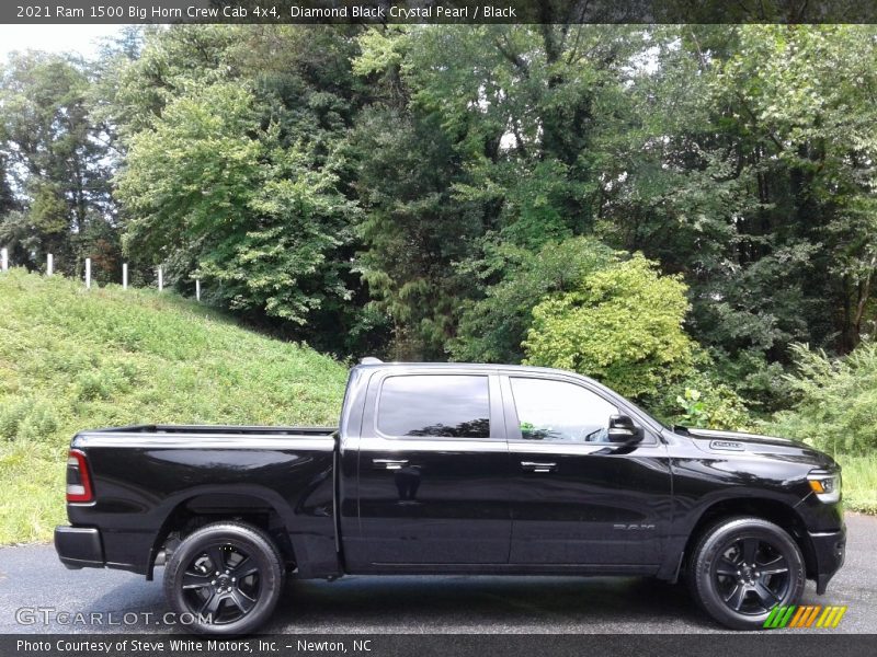 Diamond Black Crystal Pearl / Black 2021 Ram 1500 Big Horn Crew Cab 4x4