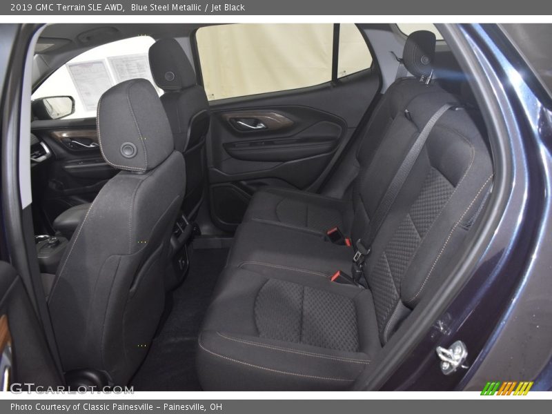 Blue Steel Metallic / Jet Black 2019 GMC Terrain SLE AWD