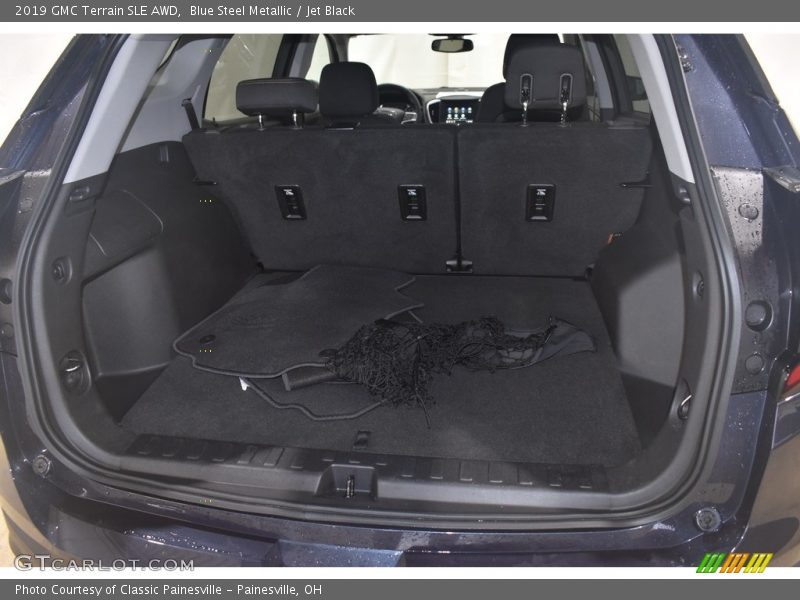 Blue Steel Metallic / Jet Black 2019 GMC Terrain SLE AWD