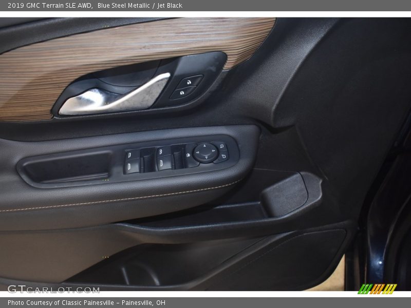 Blue Steel Metallic / Jet Black 2019 GMC Terrain SLE AWD
