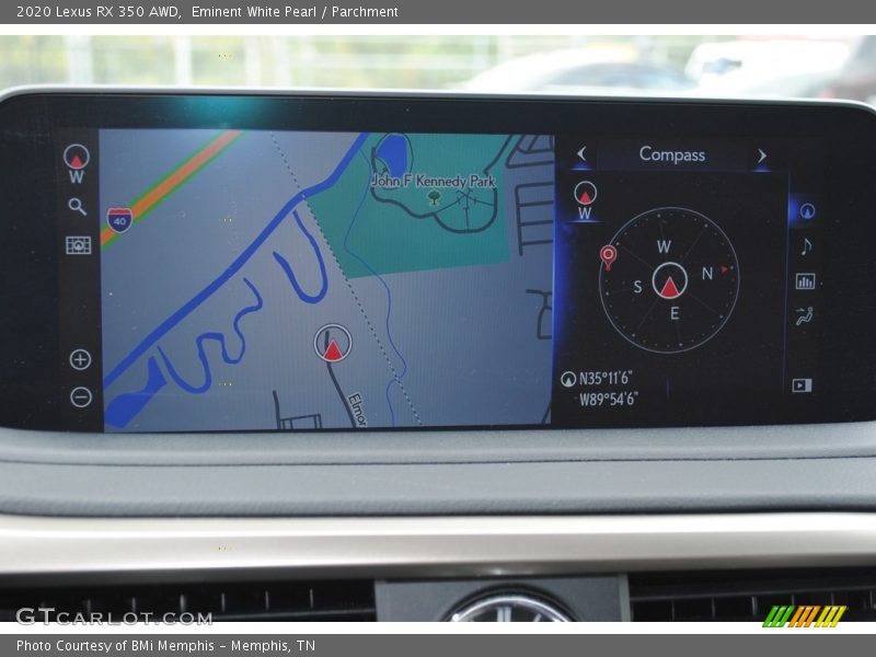 Navigation of 2020 RX 350 AWD
