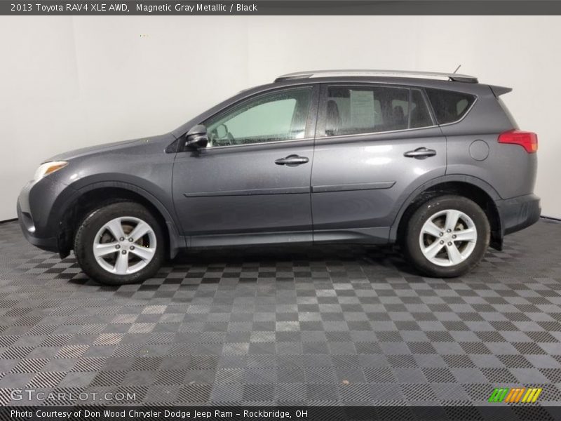 Magnetic Gray Metallic / Black 2013 Toyota RAV4 XLE AWD