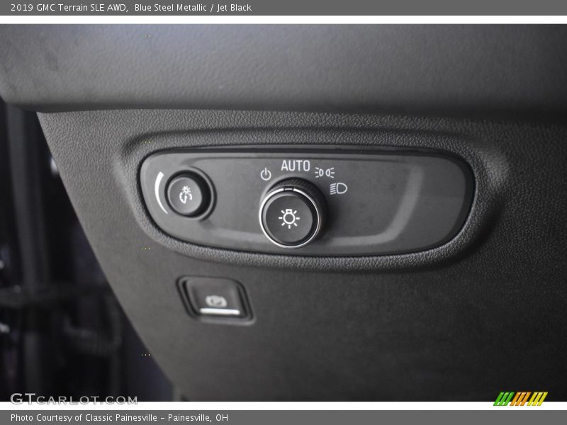 Blue Steel Metallic / Jet Black 2019 GMC Terrain SLE AWD