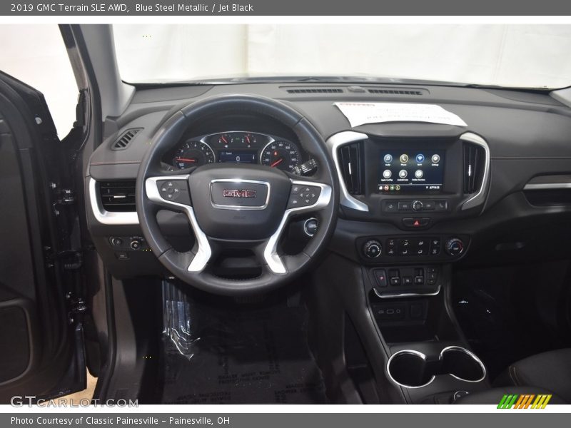 Blue Steel Metallic / Jet Black 2019 GMC Terrain SLE AWD