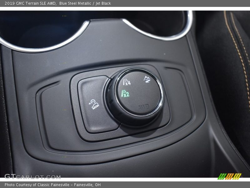 Blue Steel Metallic / Jet Black 2019 GMC Terrain SLE AWD